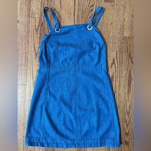 rag & bone Blue Denim Mini Dress